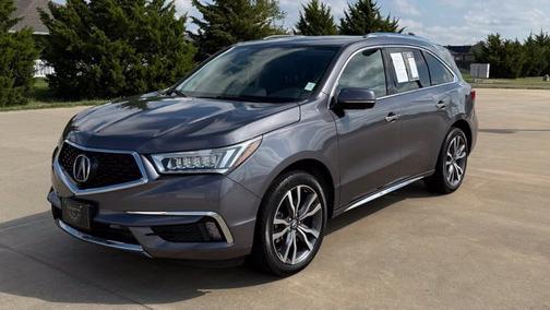 Modern Steel Metallic 2019 Acura MDX 3.5L Advance Package