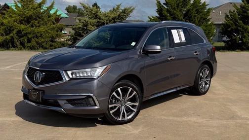 Modern Steel Metallic 2019 Acura MDX 3.5L Advance Package