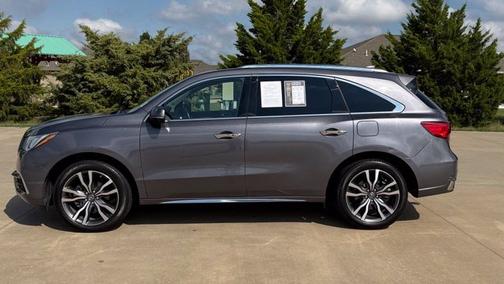 Modern Steel Metallic 2019 Acura MDX 3.5L Advance Package
