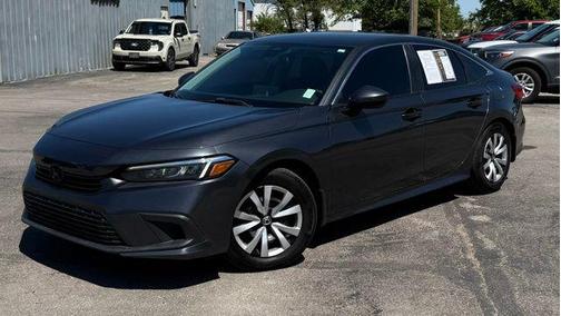 Crystal Black Pearl 2022 Honda Civic LX