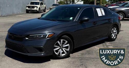 Crystal Black Pearl 2022 Honda Civic LX