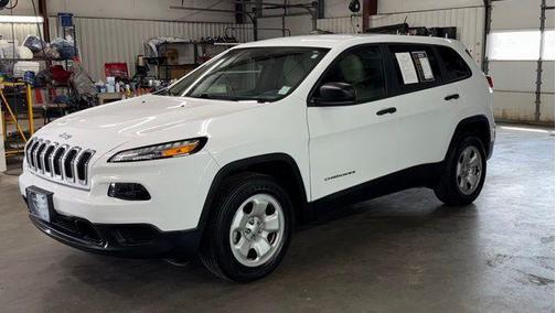 Bright White Clearcoat 2017 Jeep Cherokee Sport