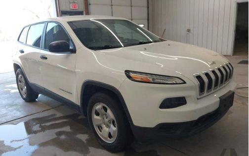 Bright White Clearcoat 2017 Jeep Cherokee Sport