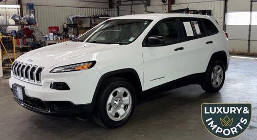 Bright White Clearcoat 2017 Jeep Cherokee Sport