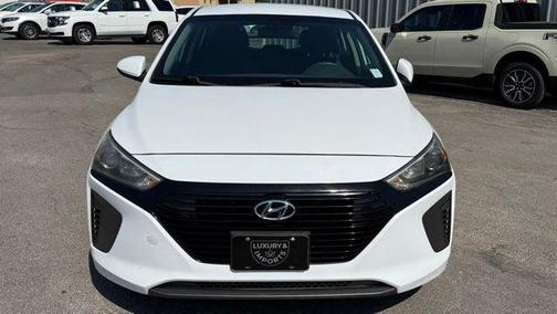 Ceramic White 2018 Hyundai IONIQ Hybrid Blue