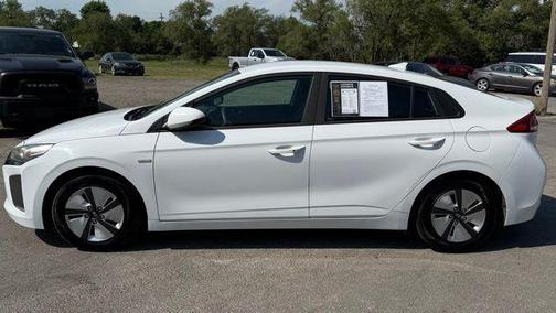 Ceramic White 2018 Hyundai IONIQ Hybrid Blue