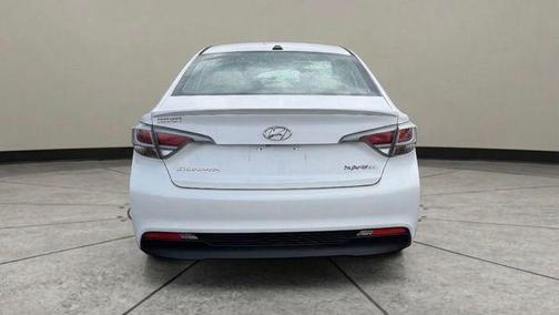 Diamond White Pearl 2016 Hyundai SONATA Hybrid SE