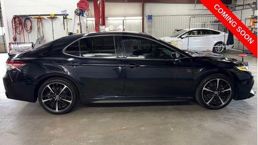 Midnight Black Metallic 2019 Toyota Camry XSE