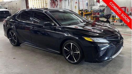 Midnight Black Metallic 2019 Toyota Camry XSE