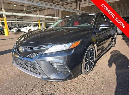 Midnight Black Metallic 2019 Toyota Camry XSE