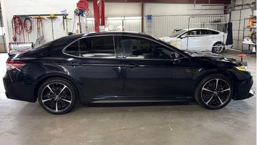 Midnight Black Metallic 2019 Toyota Camry XSE