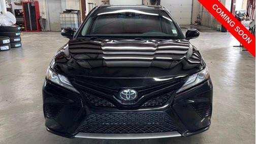 Midnight Black Metallic 2019 Toyota Camry XSE