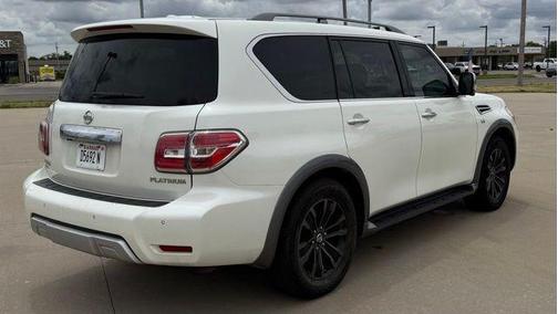 Pearl White 2018 Nissan Armada Platinum