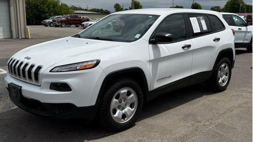 Bright White Clearcoat 2017 Jeep Cherokee Sport