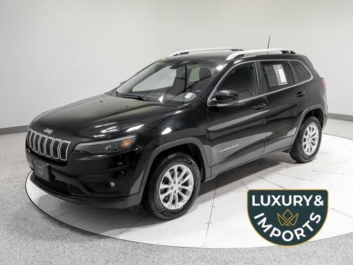 Diamond Black Crystal Pearlcoat 2019 Jeep Cherokee Latitude