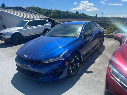 Sapphire Blue 2022 Kia K5 GT-Line