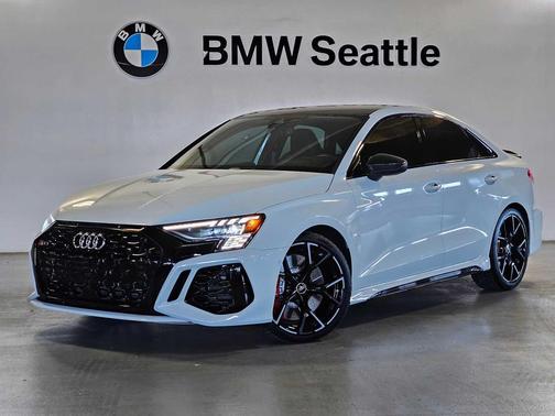 Glacier White Metallic 2023 Audi RS 3 TFSI quattro S tronic