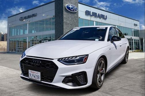 Arkona White 2024 Audi A4 45 S line Premium Plus