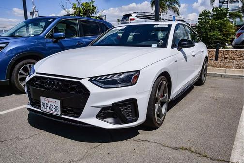 Arkona White 2024 Audi A4 45 S line Premium Plus