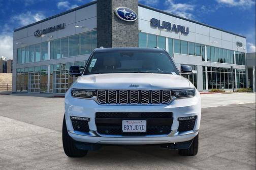 Bright White Clearcoat 2021 Jeep Grand Cherokee L Summit Reserve