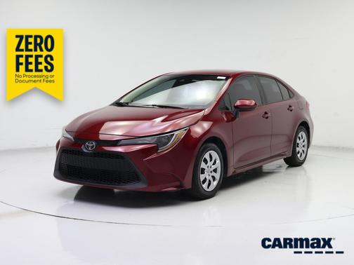 Red 2022 Toyota Corolla LE