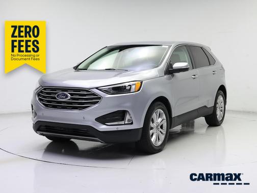 Silver 2024 Ford Edge Titanium