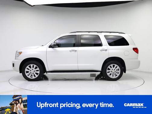 White 2017 Toyota Sequoia Platinum