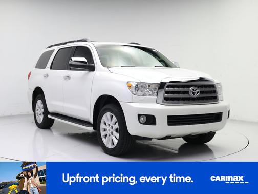 White 2017 Toyota Sequoia Platinum