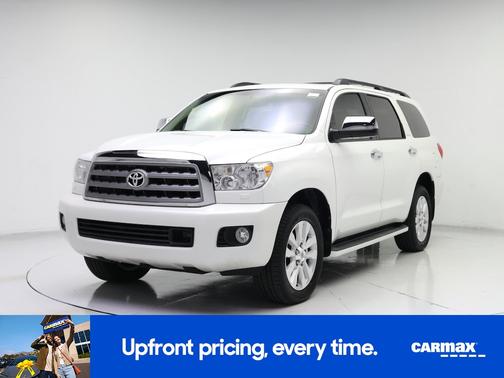 White 2017 Toyota Sequoia Platinum