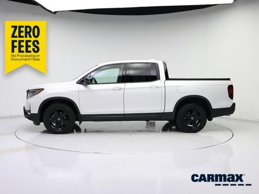 White 2022 Honda Ridgeline Black Edition