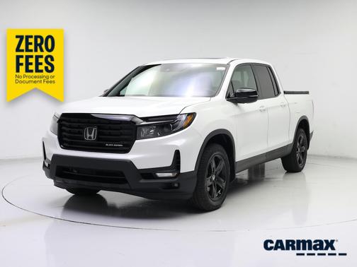White 2022 Honda Ridgeline Black Edition