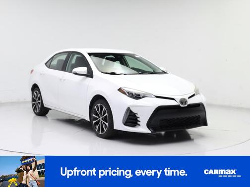 White 2018 Toyota Corolla SE
