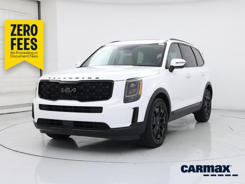 White 2022 Kia Telluride EX