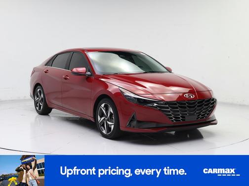 Red 2023 Hyundai ELANTRA HEV Limited
