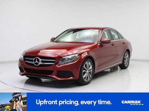 Red 2016 Mercedes-Benz C-Class