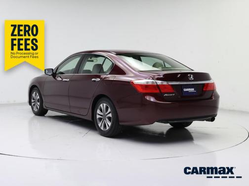 Burgundy 2015 Honda Accord LX
