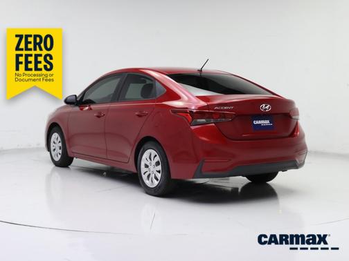 Red 2019 Hyundai Accent SE