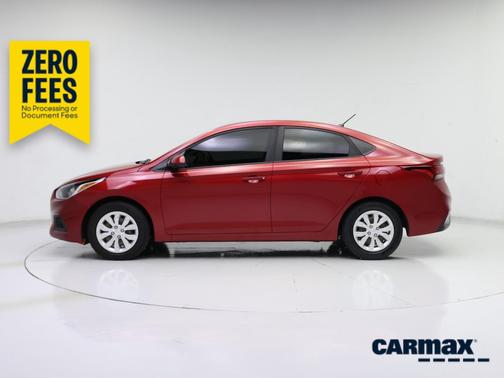 Red 2019 Hyundai Accent SE