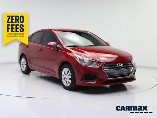 Red 2019 Hyundai Accent SE