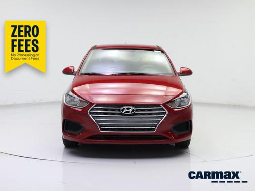 Red 2019 Hyundai Accent SE