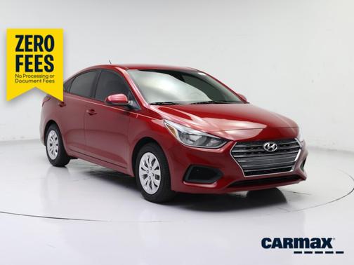 Red 2019 Hyundai Accent SE
