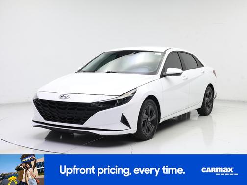 White 2023 Hyundai ELANTRA HEV Blue