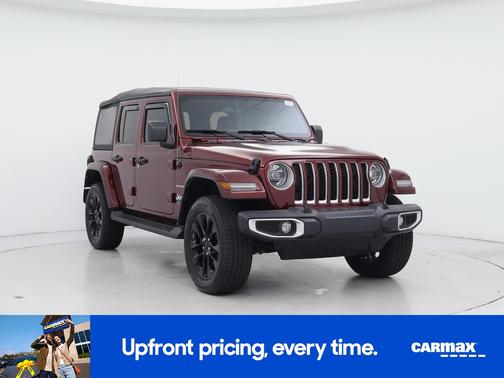 Red 2021 Jeep Wrangler Unlimited 4xe Unlimited Sahara