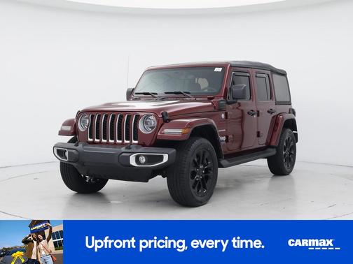 Red 2021 Jeep Wrangler Unlimited 4xe Unlimited Sahara