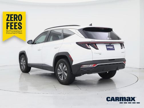 White 2022 Hyundai TUCSON Hybrid Blue