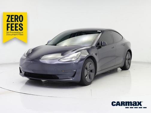 Silver 2021 Tesla Model 3 Long Range