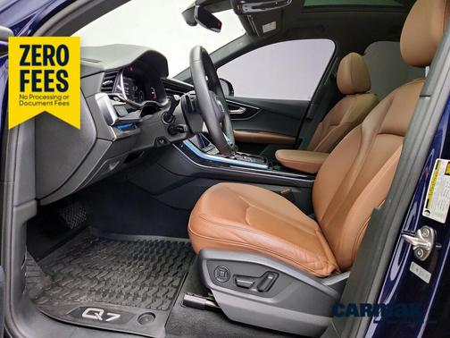 Blue 2022 Audi Q7 Premium Plus