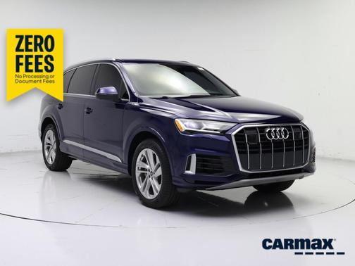 Blue 2022 Audi Q7 Premium Plus