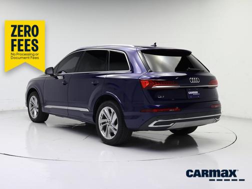 Blue 2022 Audi Q7 Premium Plus