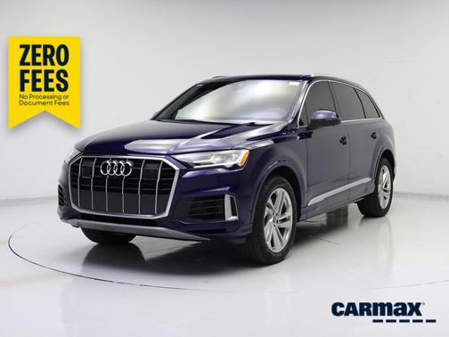 Blue 2022 Audi Q7 Premium Plus